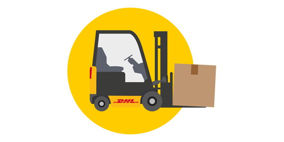 Icons DHL Express pallets