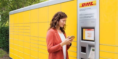 Paketlieferung an einen Abholort