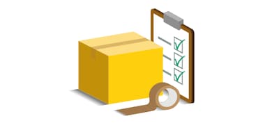 Icon Checkliste Verpacken