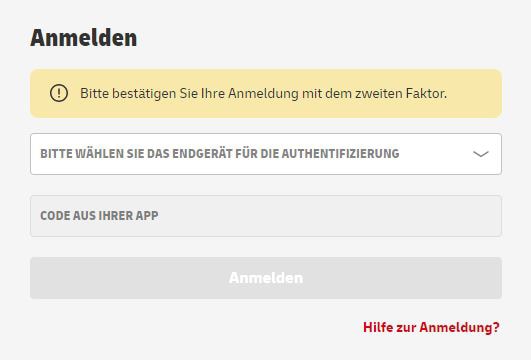 Symbolbild zum Thema Eingabefelder 2-Faktor-Authentifizierung bei mehreren Endgeräten